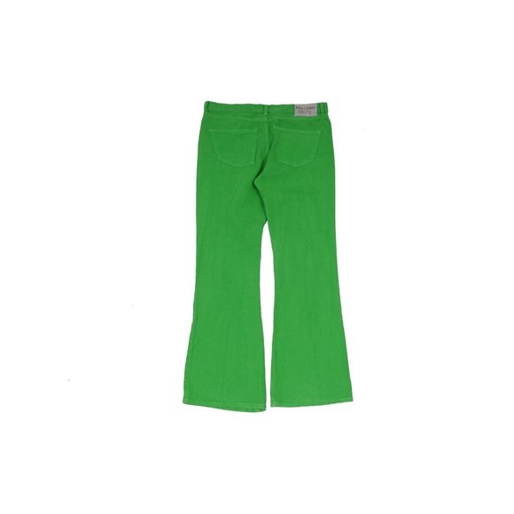 Gallery Dept Men Logan Wide Leg Jean 33x30 Green Boot Cut High Waist Flare Denim - Picture 2 of 11